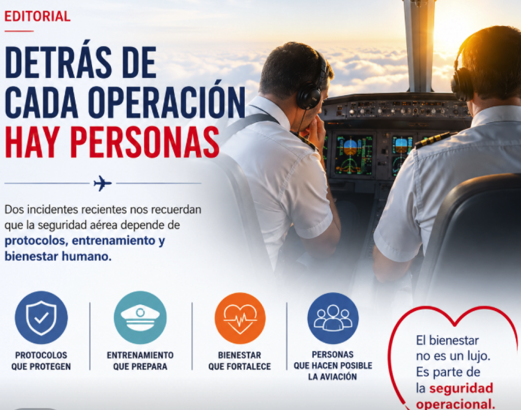 El bienestar no es un lujo. En aviación, es seguridad operacional