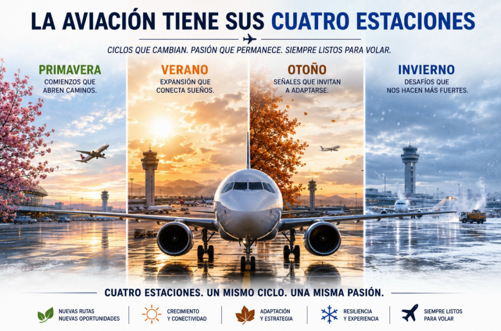 La aviación también tiene sus cuatro estaciones